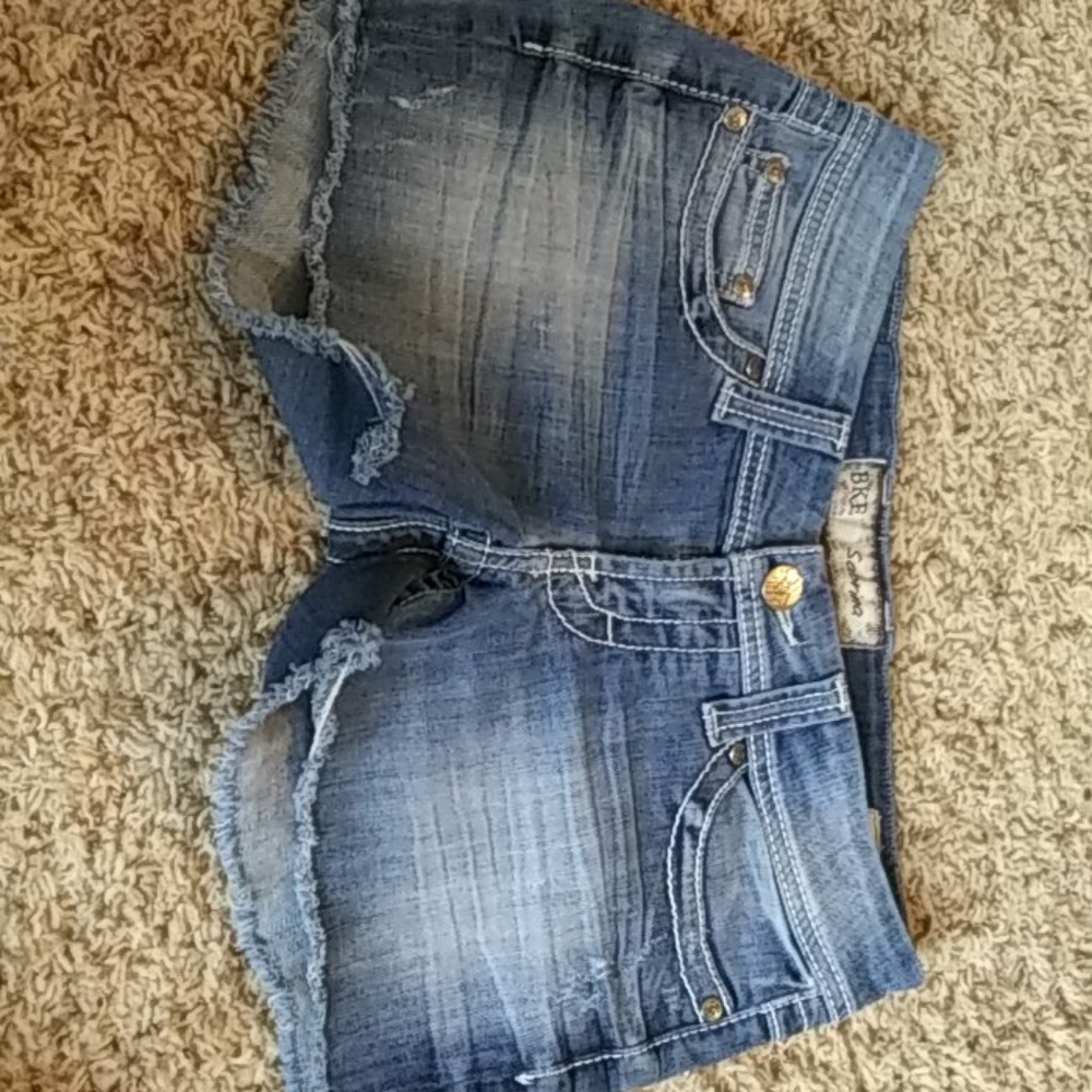 Blue jean shorts